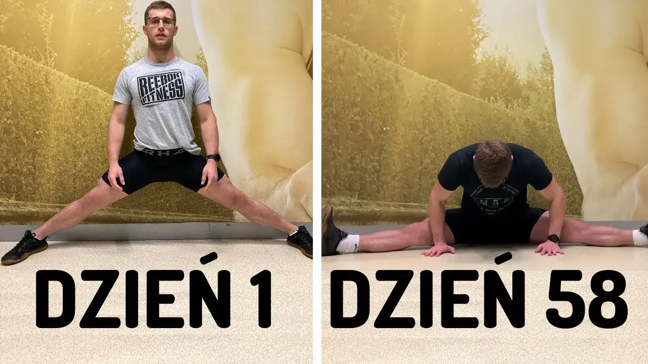 ćwiczenia rozciągające do szpagatu męskiego