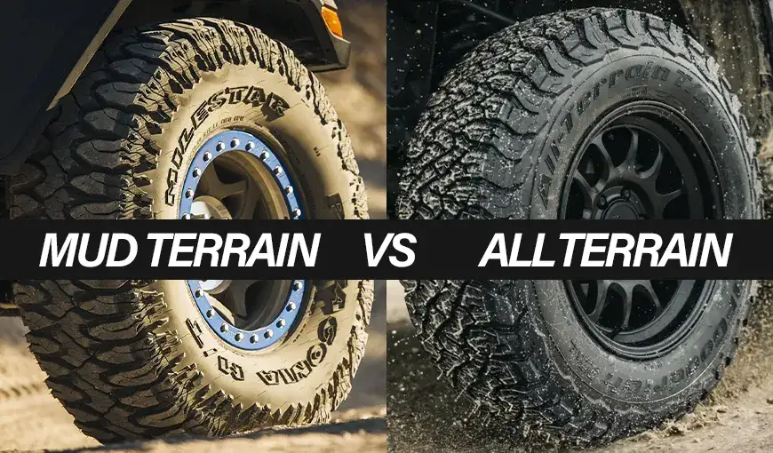 Opony All Terrain vs Mud Terrain bieżnik