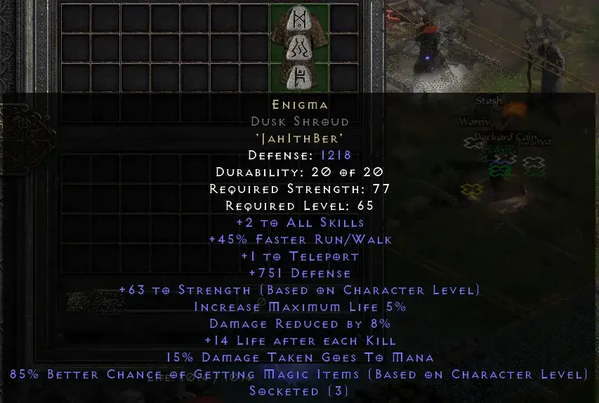 Diablo 2 Resurrected new runewords examples