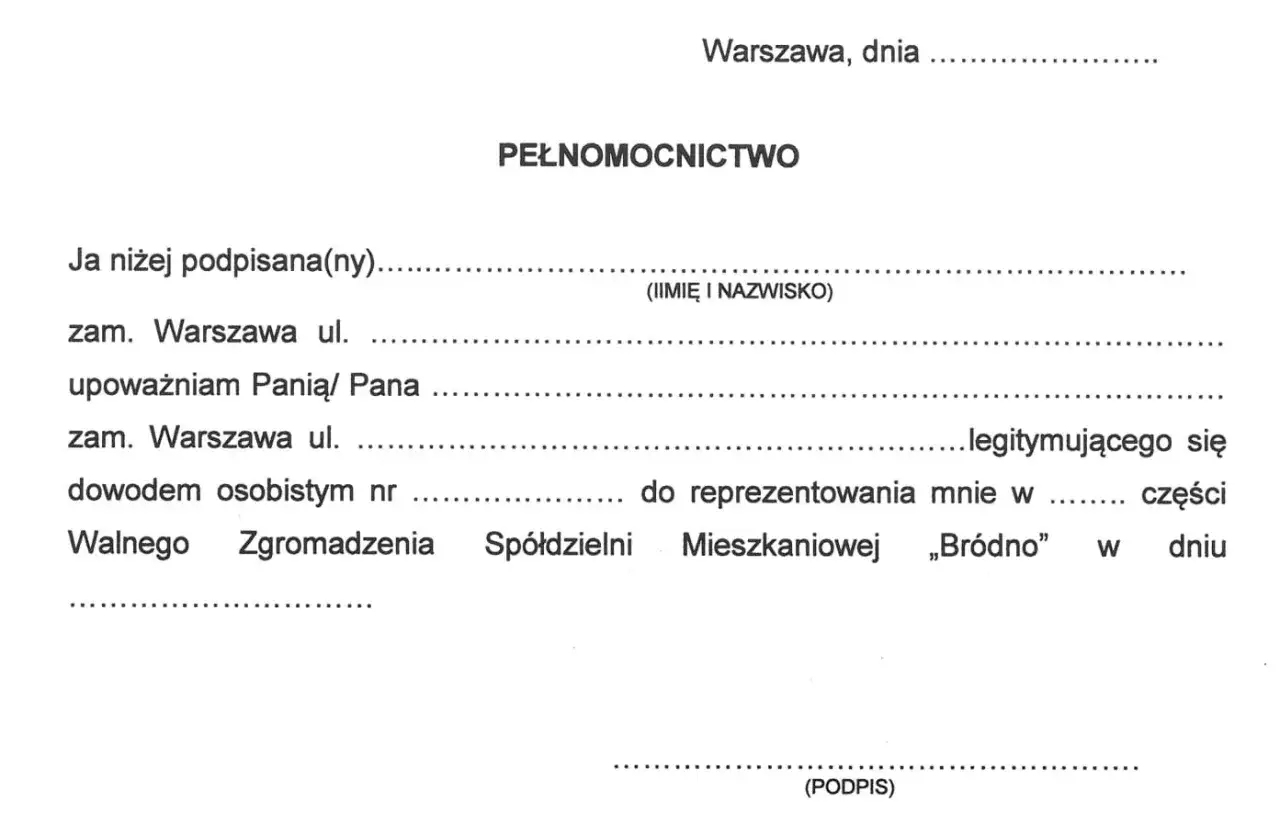 Wspólnota mieszkaniowa zebranie głosowanie