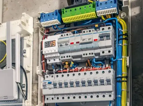 Rodzaje wyłącznik&oacute;w w rozdzielnicy elektrycznej (MCB, RCD, SPD)