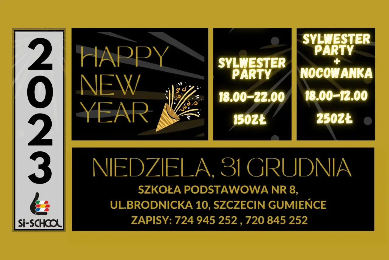 Sylwester dla dzieci Szczecin nocowanka