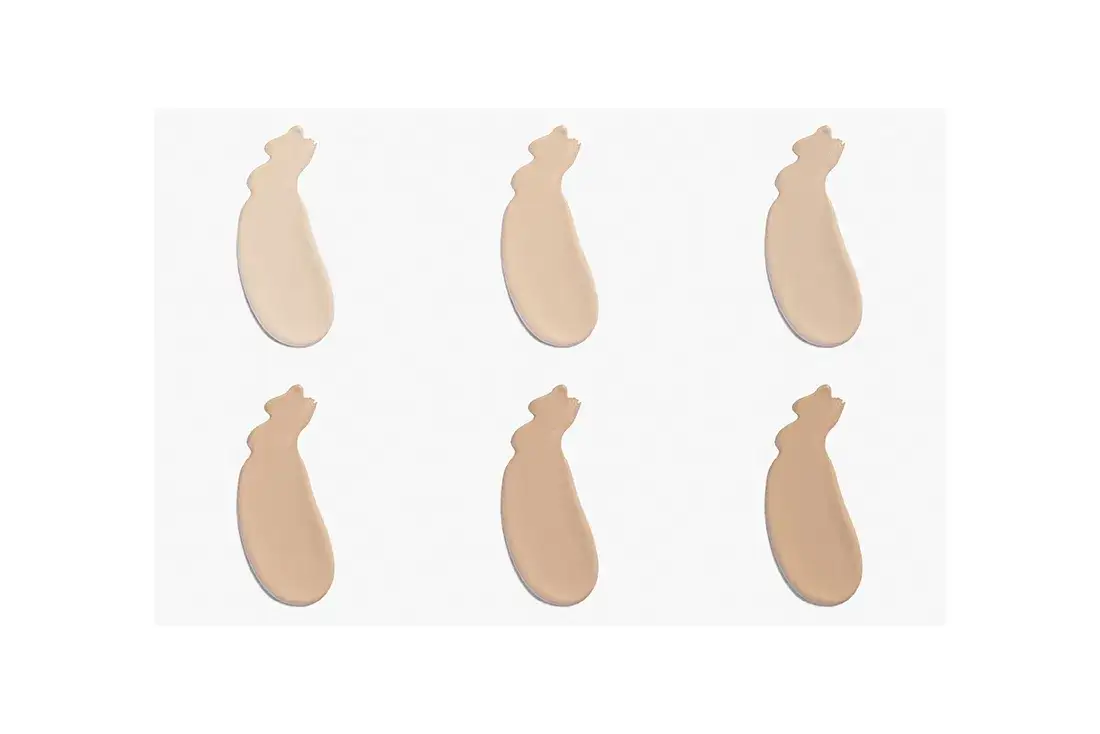 Lumene Natural Glow Fluid Foundation odcienie swatche