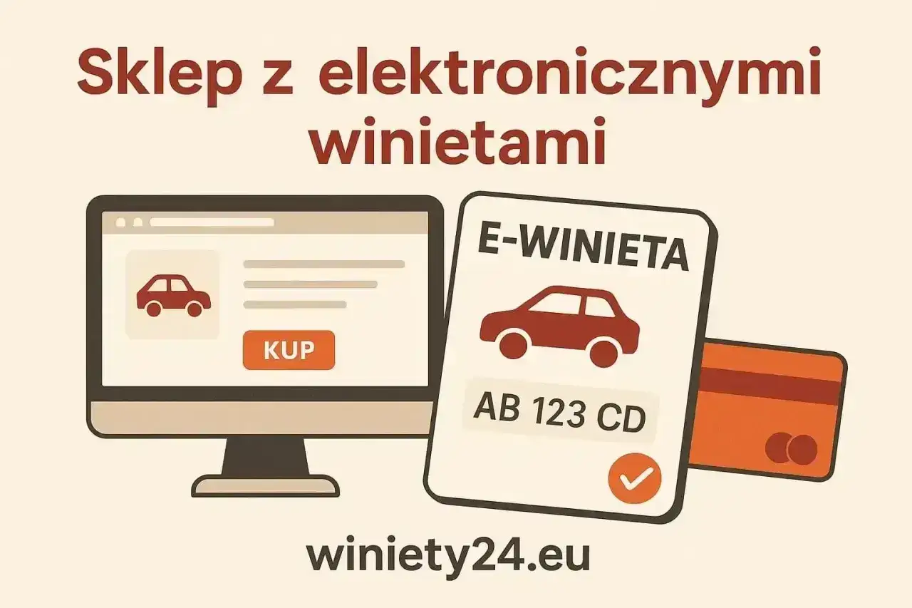 Kupuj elektroniczne winiety do Czech online. Na ekranie komputera widzisz przycisk 