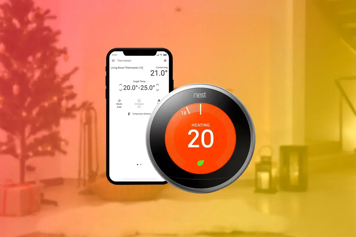 Termostato Nest muestra