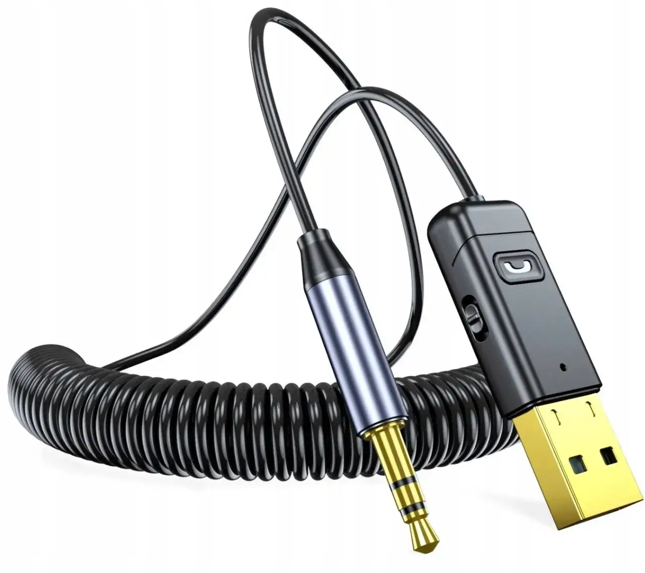 Adaptery Bluetooth do radia samochodowego, transmiter FM, kabel AUX USB