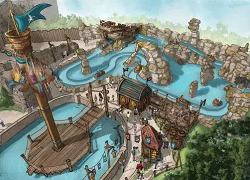 Hansa-Park Awilda's Adventure Ride Konzeptzeichnung