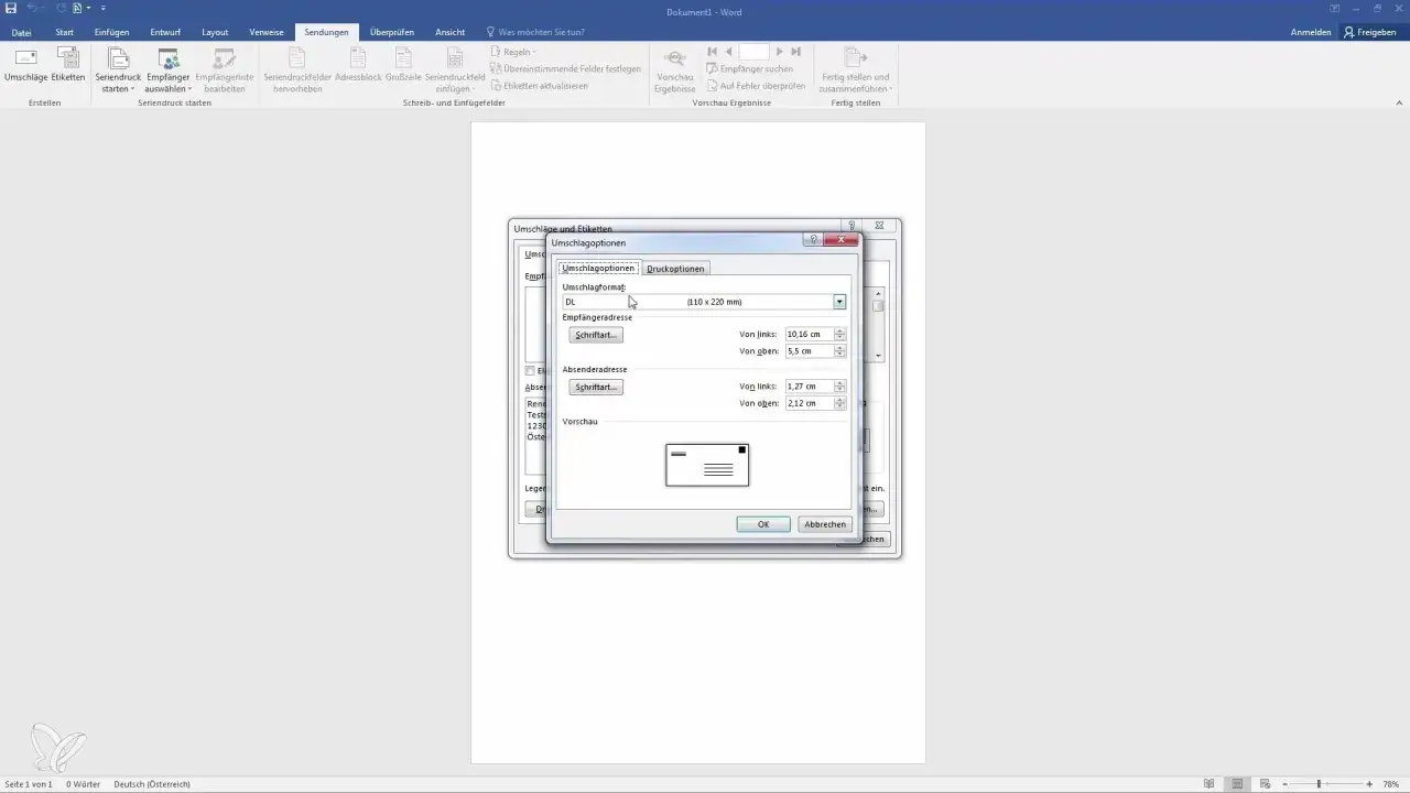 Drukowanie kopert w Word instrukcja