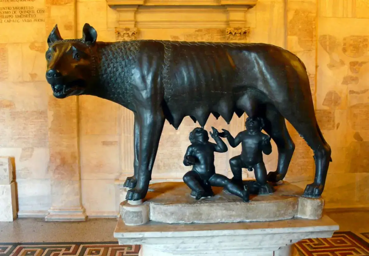 Wilczyca kapitolińska Romulus Remus