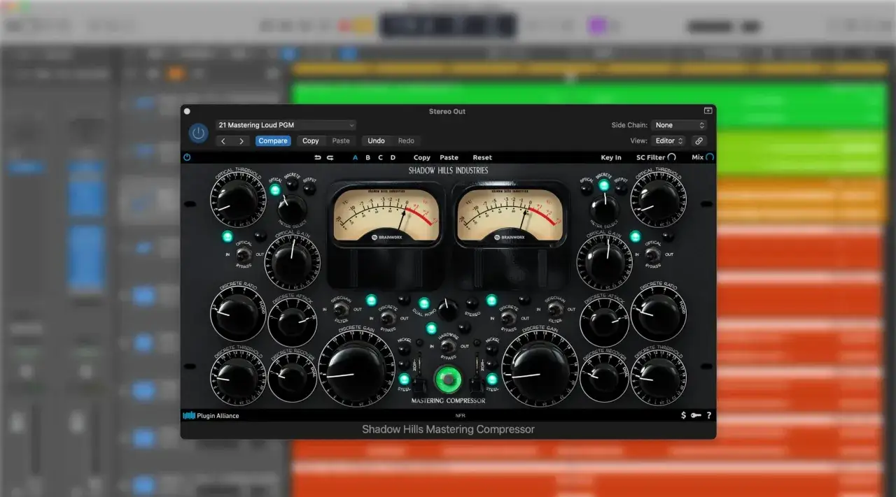 Le Shadow Hills Mastering Compressor, un outil pour ma&icirc;triser le son.