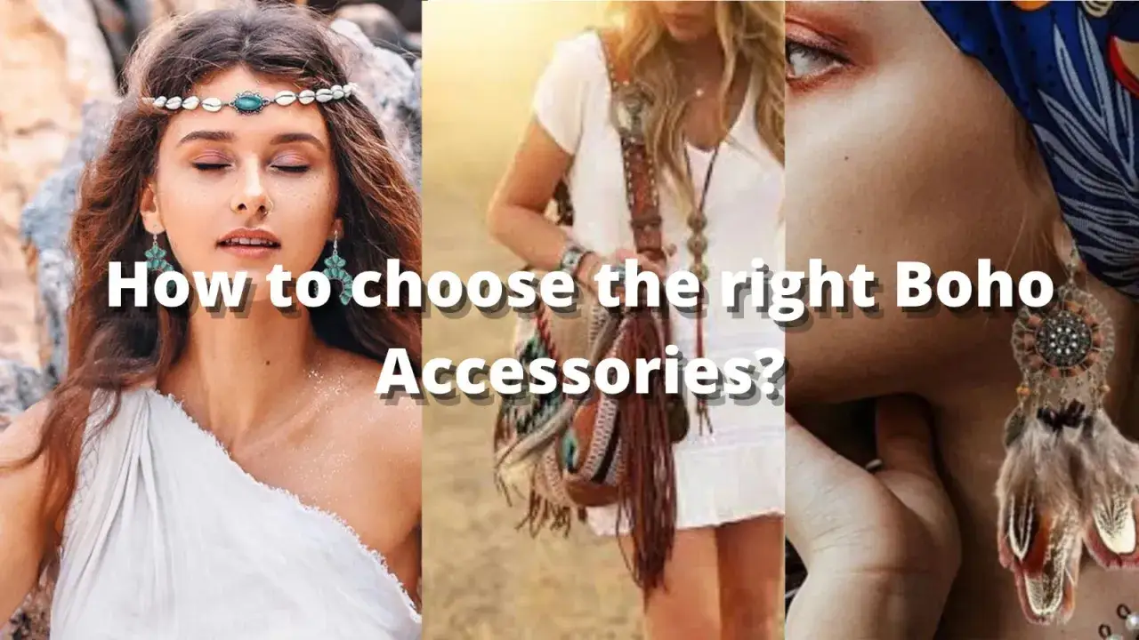 Trois femmes au look hippie, ornées de bijoux ethniques, posent pour un tutoriel sur les accessoires bohèmes.
