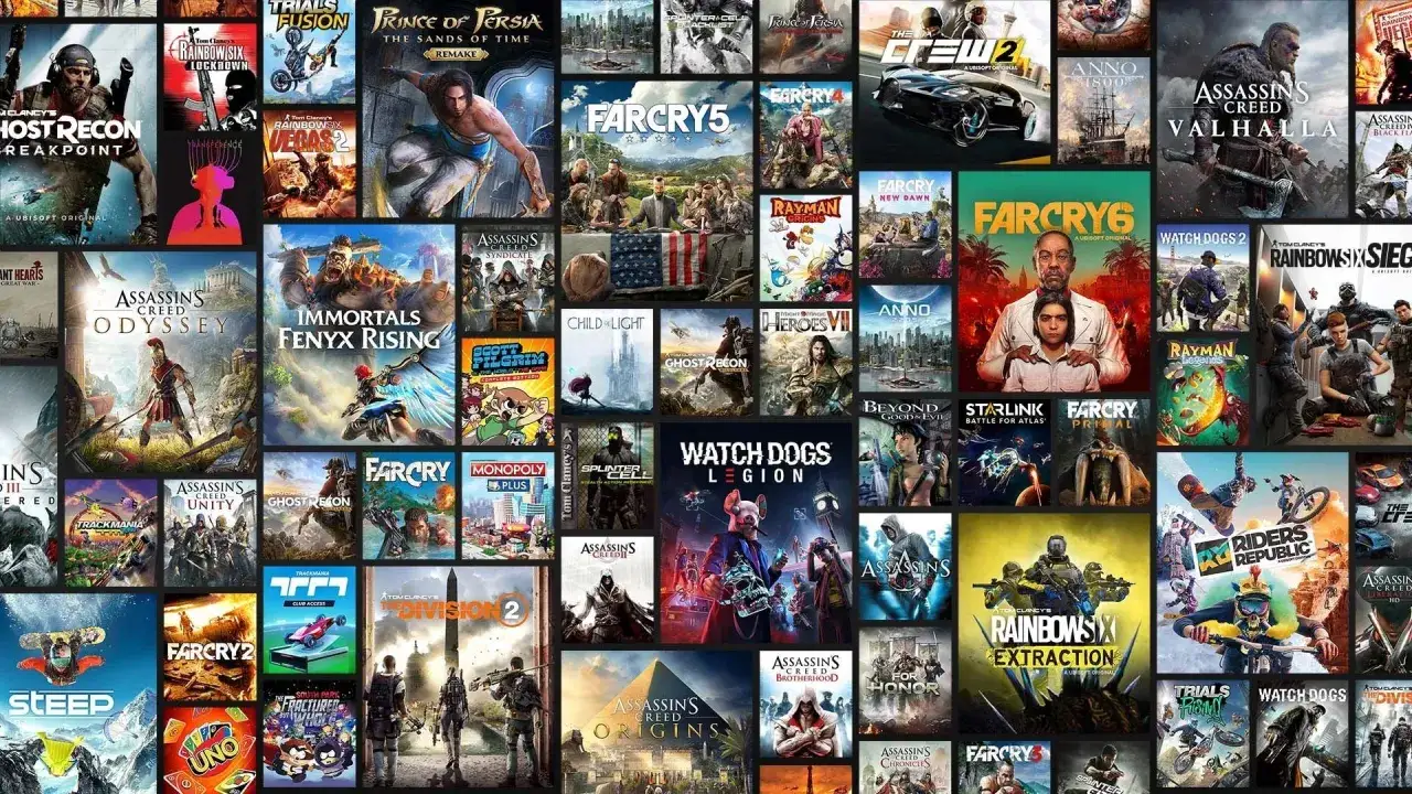 Wiele gier Ubisoft, w tym Assassin's Creed Valhalla, Far Cry 6 i Watch Dogs Legion, tworzy wciągający świat gier.