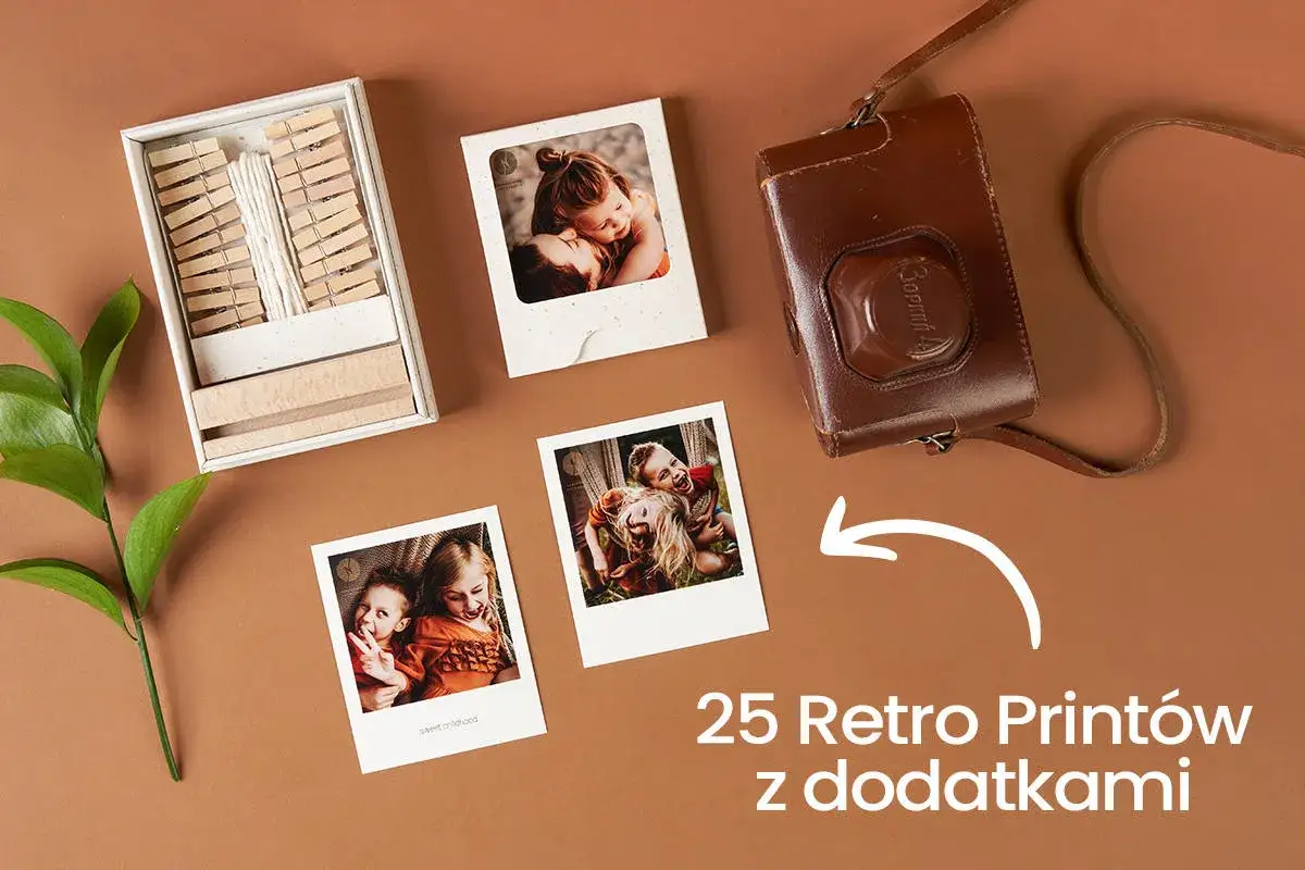 przykłady odbitek retro z różnych serwisów