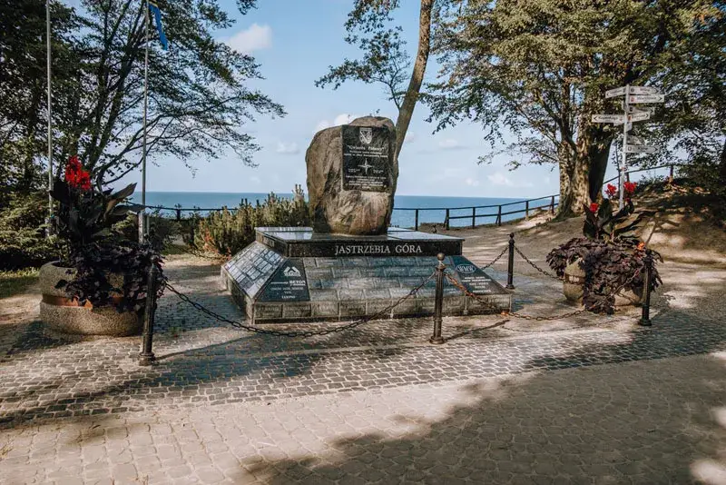 Jastrzębia G&oacute;ra klif i Gwiazda P&oacute;łnocy