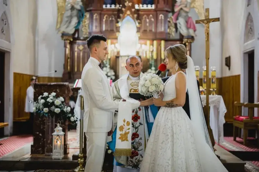 para młoda przysięga w kościele