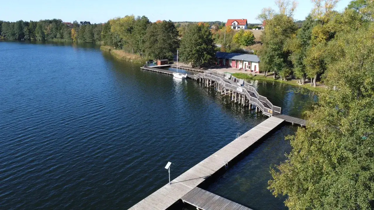 Plaża Jezioro Cekcyńskie Wielkie infrastruktura