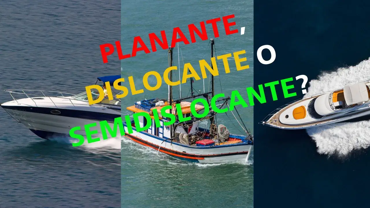 Tre barche in movimento: una sportiva, una da pesca e uno yacht. La velocità della barca è un fattore chiave.