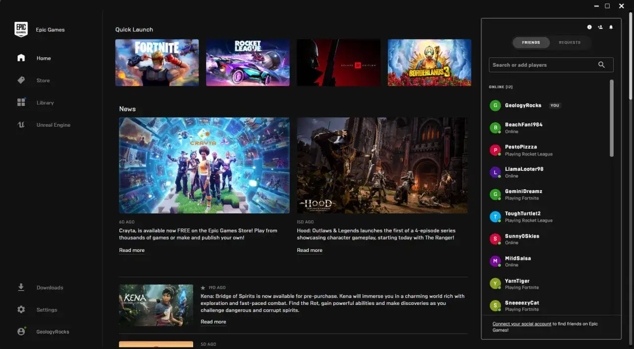 Epic Games Store oferuje darmowe gry, takie jak Crayta. Zobacz nowości i znajomych online.