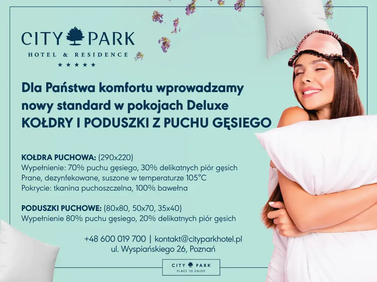 hotelowe menu poduszkowe przykłady