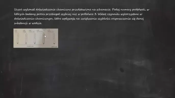 Uczeń wykonujący proste doświadczenie chemiczne pod okiem nauczyciela