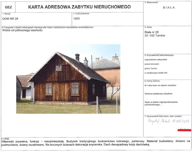 Tabela porównawcza Rejestr Zabytków vs Gminna Ewidencja Zabytków