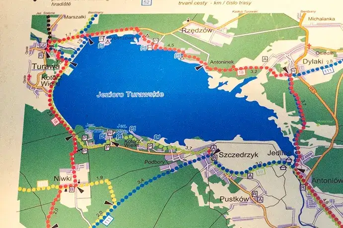 Jezioro Turawskie plaże mapa i widoki
