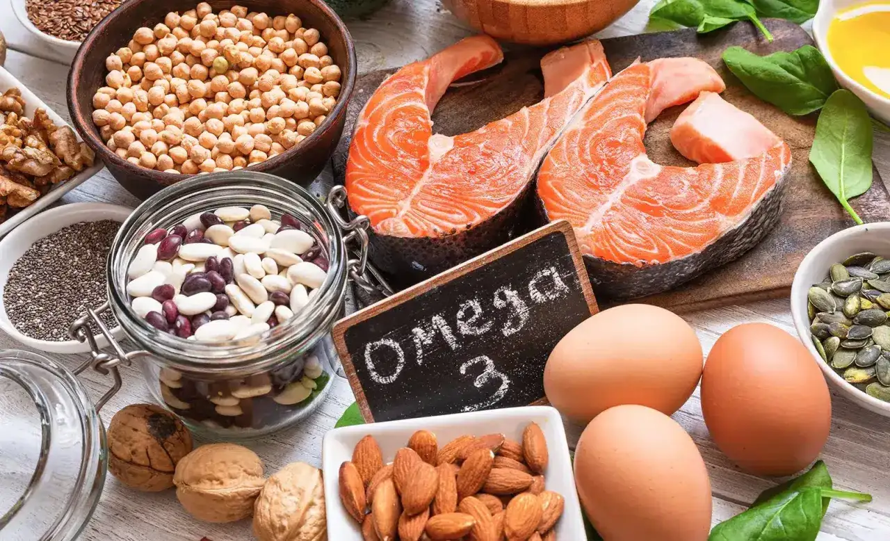 Lachs, Eier, N&uuml;sse und Samen &ndash; alles f&uuml;r gesunde omega 3 haare.