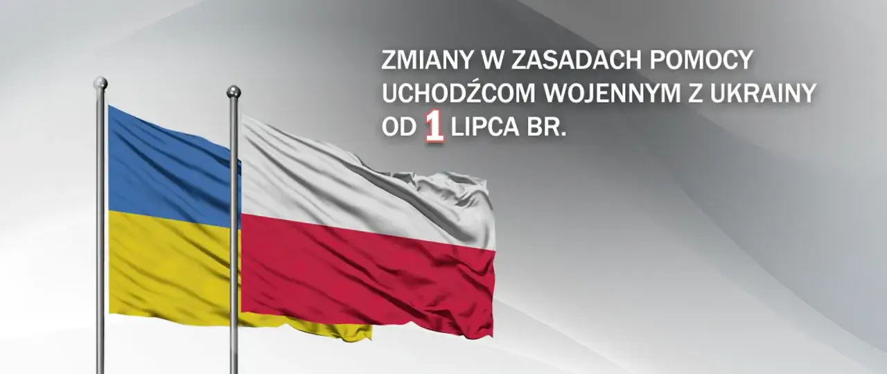 flaga Polski i Ukrainy dokumenty urzędowe