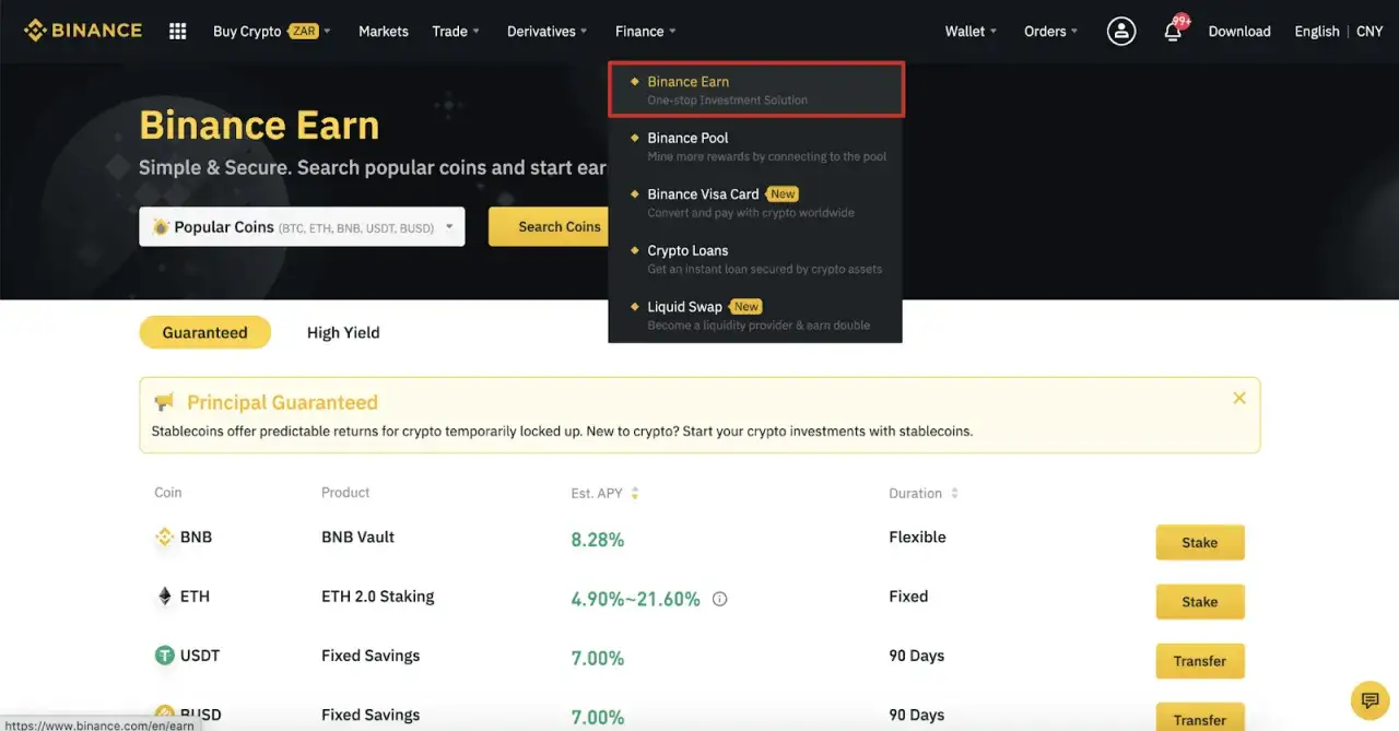 Zdjęcie Binance Earn – rewolucyjny sposób na pasywny dochód z kryptowalut bez ryzyka