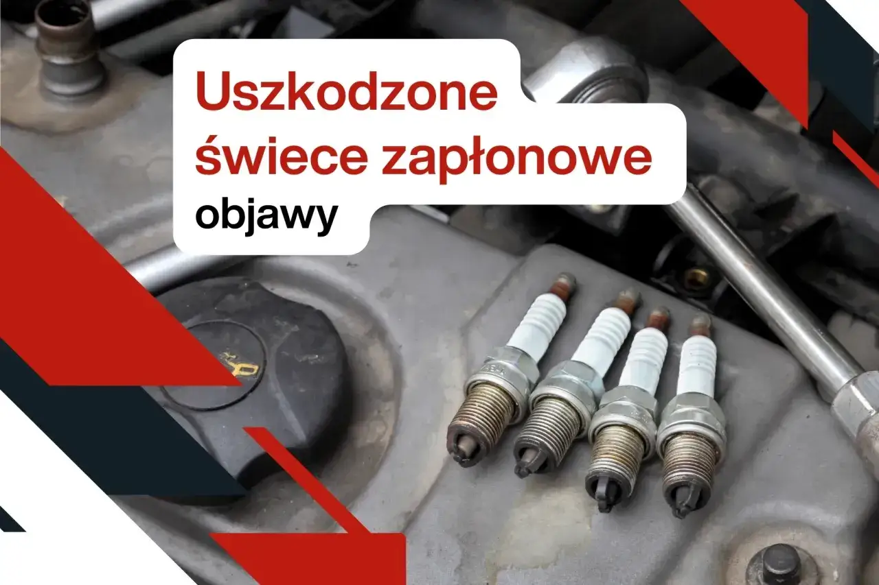 Cztery zużyte świece zapłonowe leżą na silniku. Dowiedz się, kiedy wymiana świec zapłonowych jest konieczna i jakie są objawy ich zużycia.