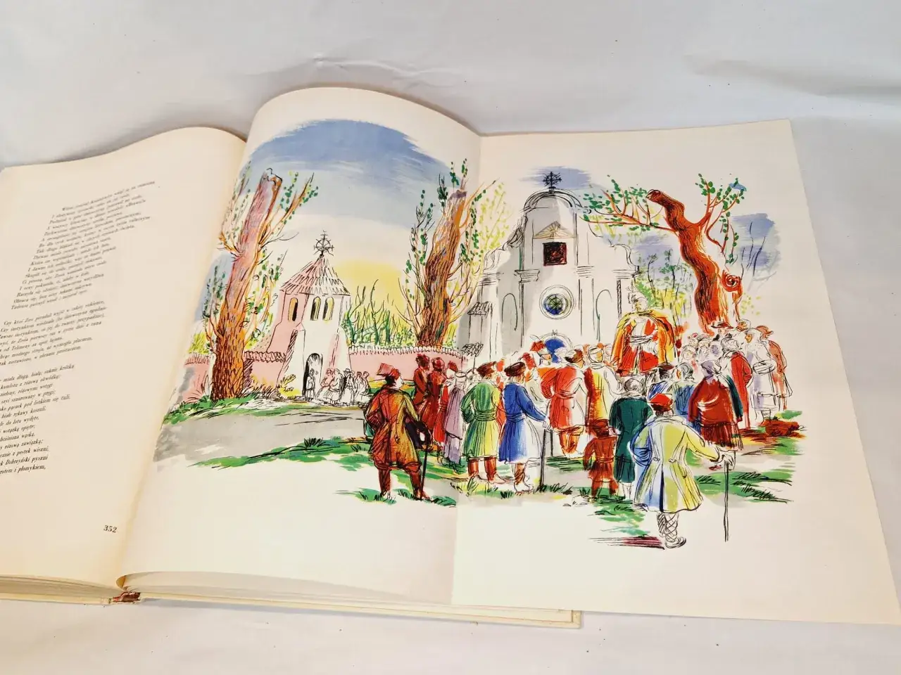 Pan Tadeusz Księga I Gospodarstwo ilustracja