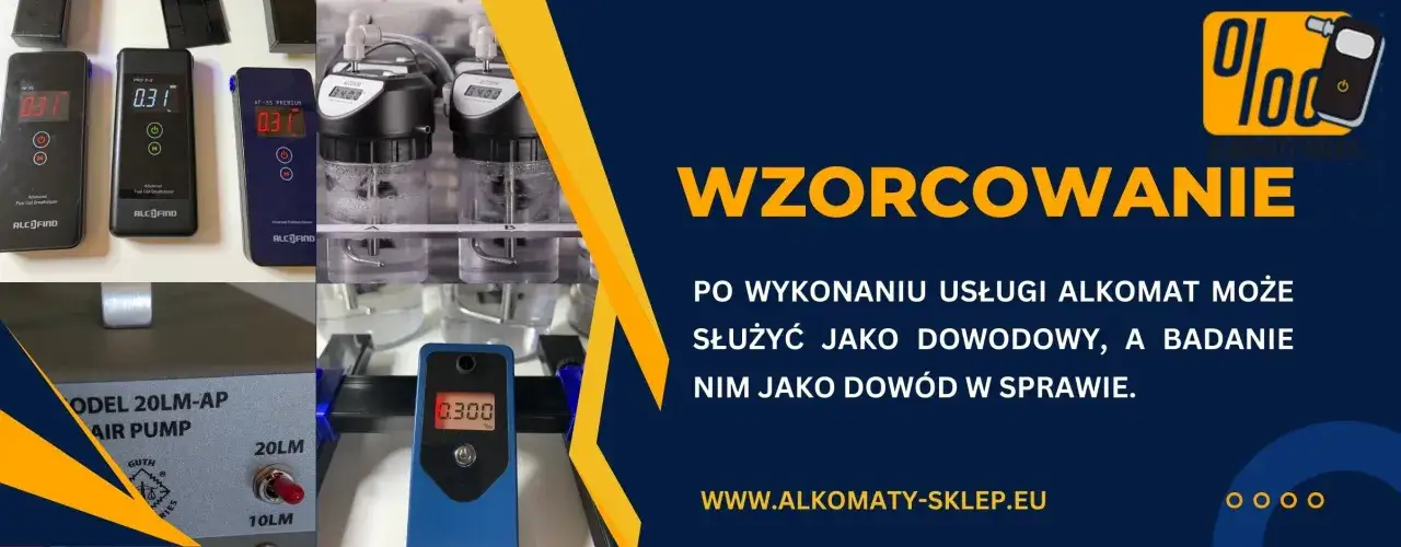 Kontrola drogowa alkomatem policja