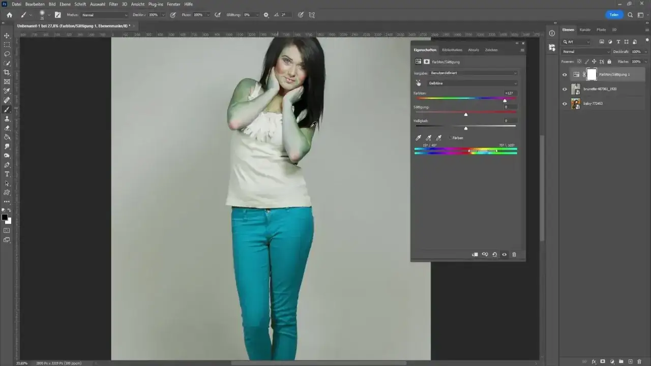 Zmiana koloru ubrania w Photoshopie
