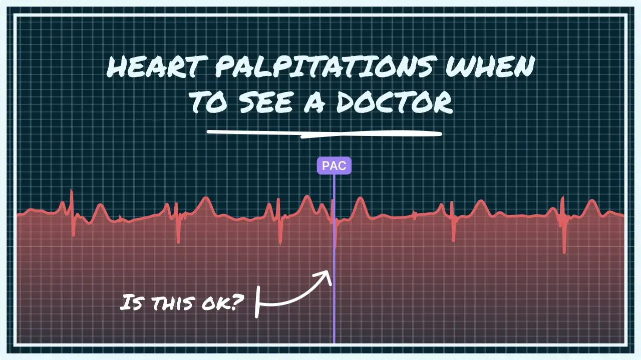 Wykres EKG z tekstem