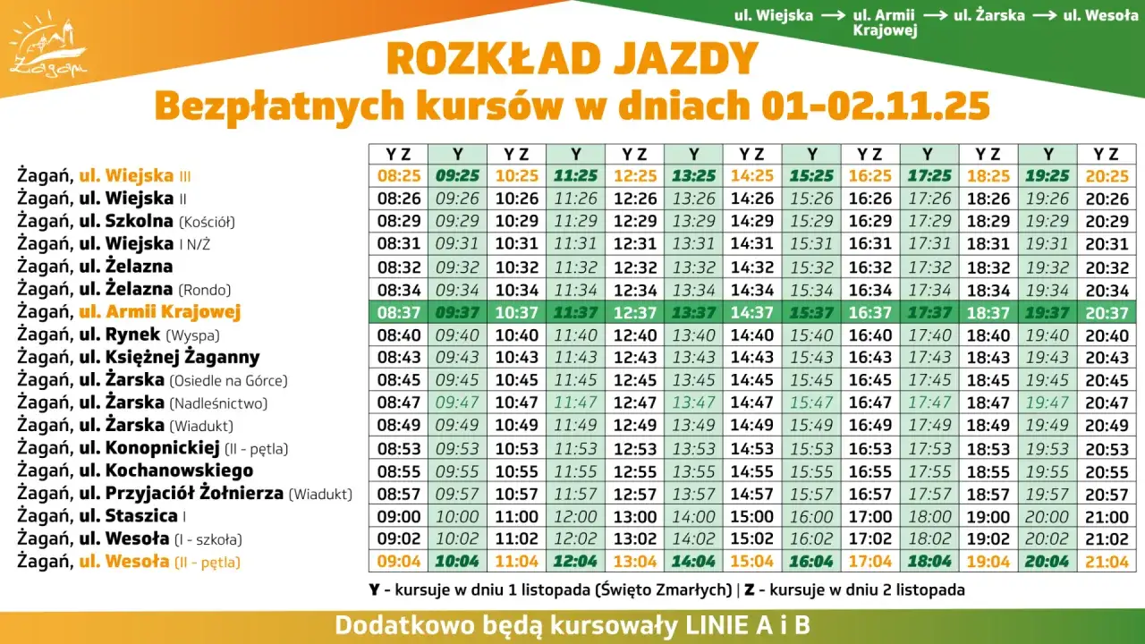 strona urzędu miasta żagań mzk rozkład jazdy