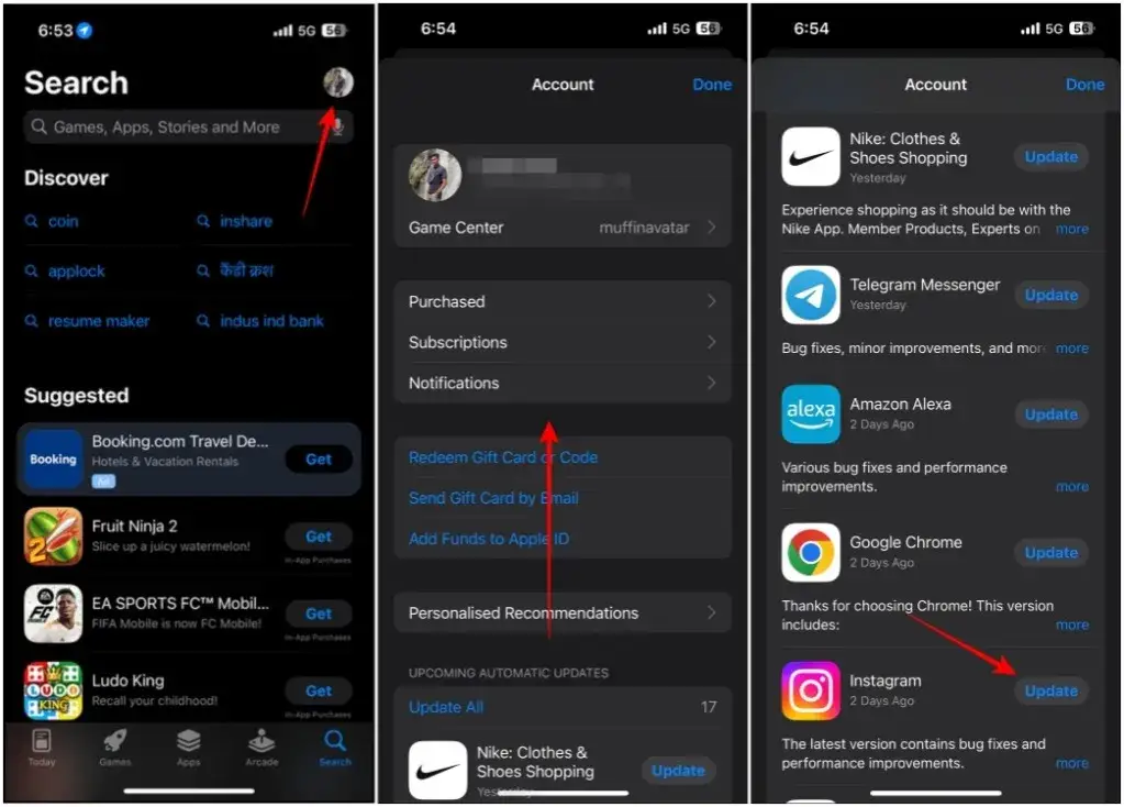 Jak zaktualizować Instagram iPhone App Store