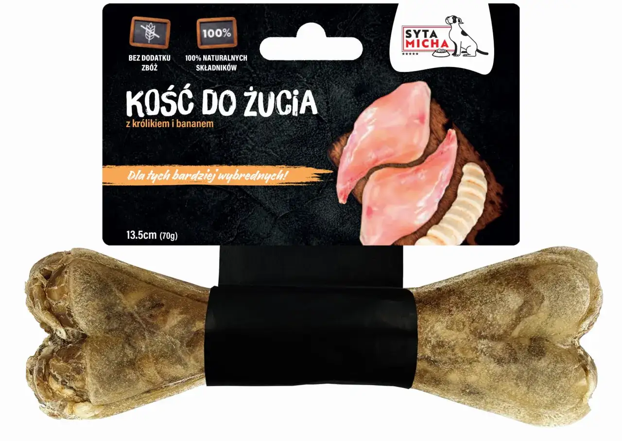 Surowe kości cielęce dla psa, naturalne i bez zb&oacute;ż. Idealne dla wybrednych pupili, zapewniające długie godziny zabawy.