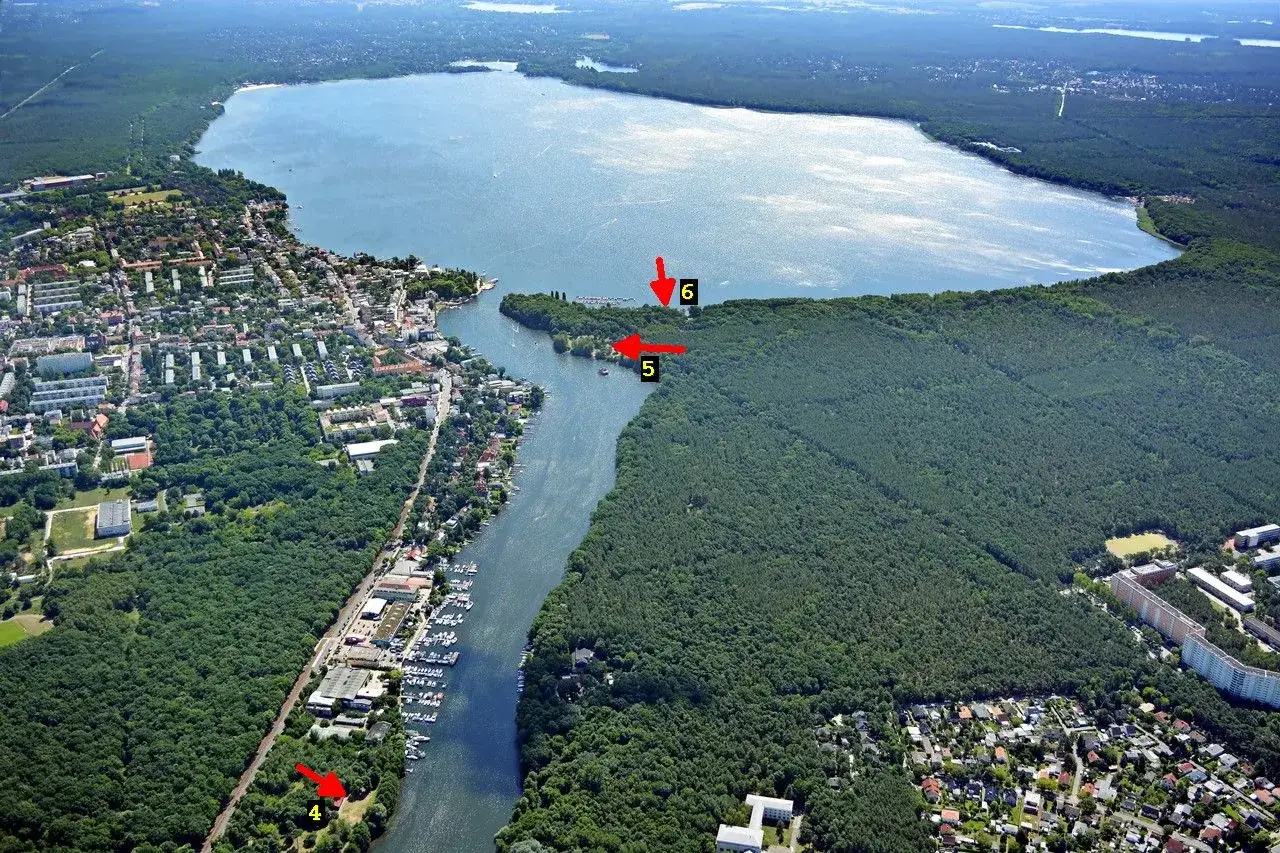 Seebad Friedrichshagen M&uuml;ggelsee Luftbild