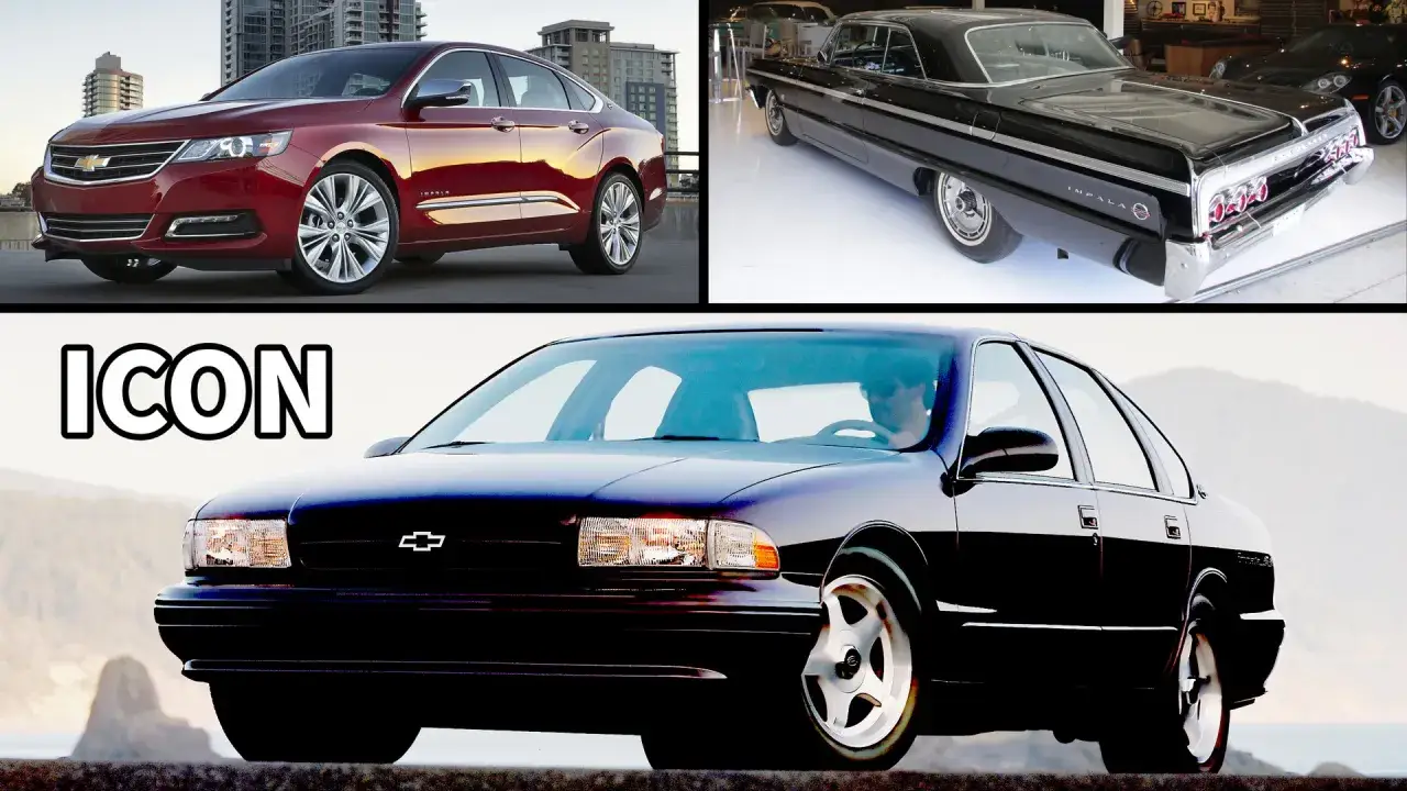 Trzy generacje Chevy Impala: nowoczesna, klasyczna z lat 60. i ta z lat 90. - prawdziwa ikona motoryzacji.