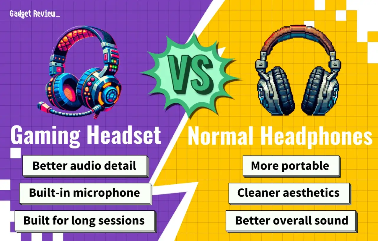 Porównanie gamingowych słuchawek z normalnymi. Ranking słuchawek gamingowych uwzględnia detale audio, mikrofon i komfort.