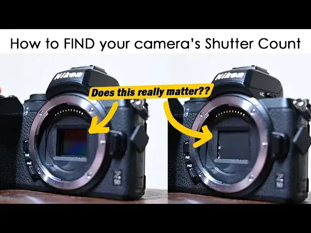 przykładowy zrzut ekranu z camera shutter count
