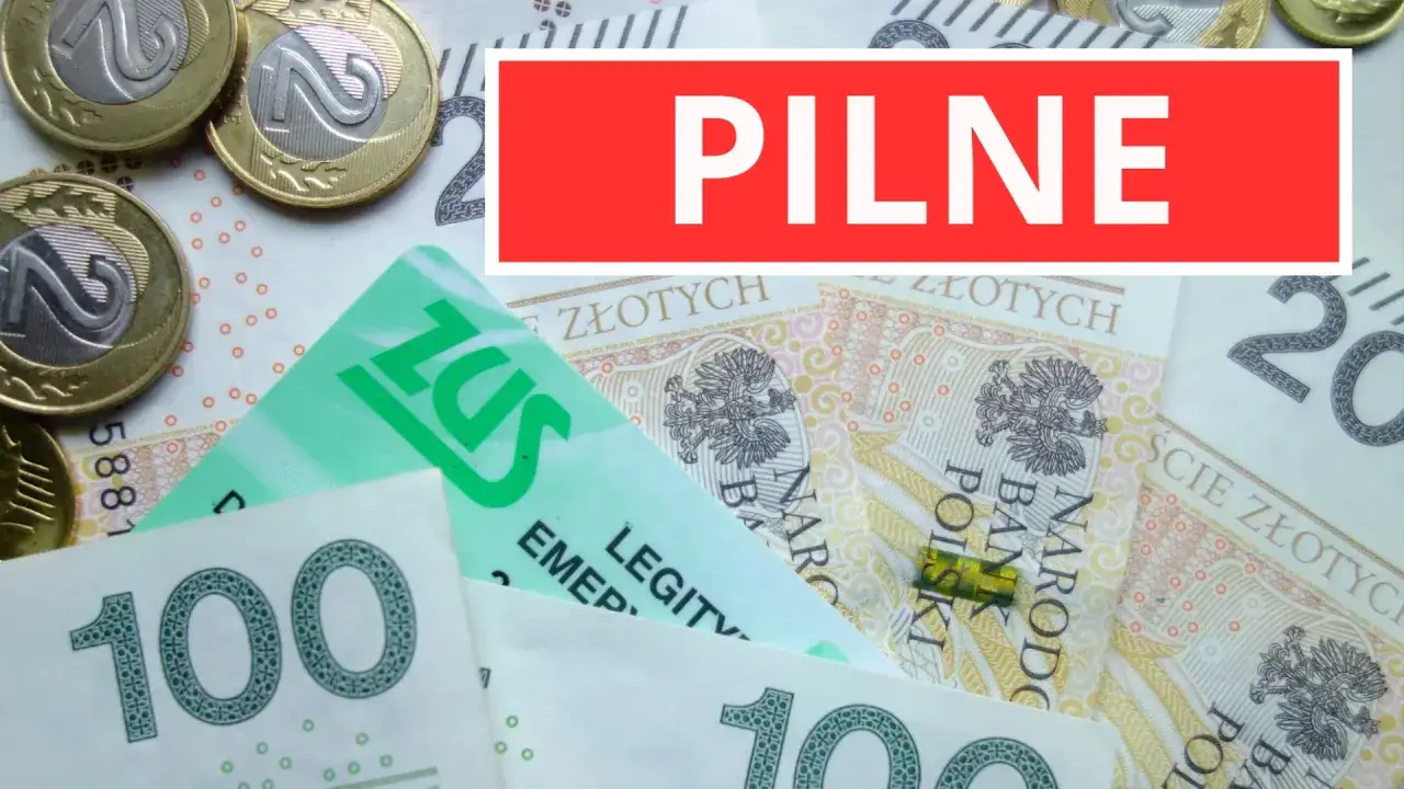 PILNE! Zastanawiasz się, ile można dorobić do emerytury? ZUS i polskie złotówki na stole.
