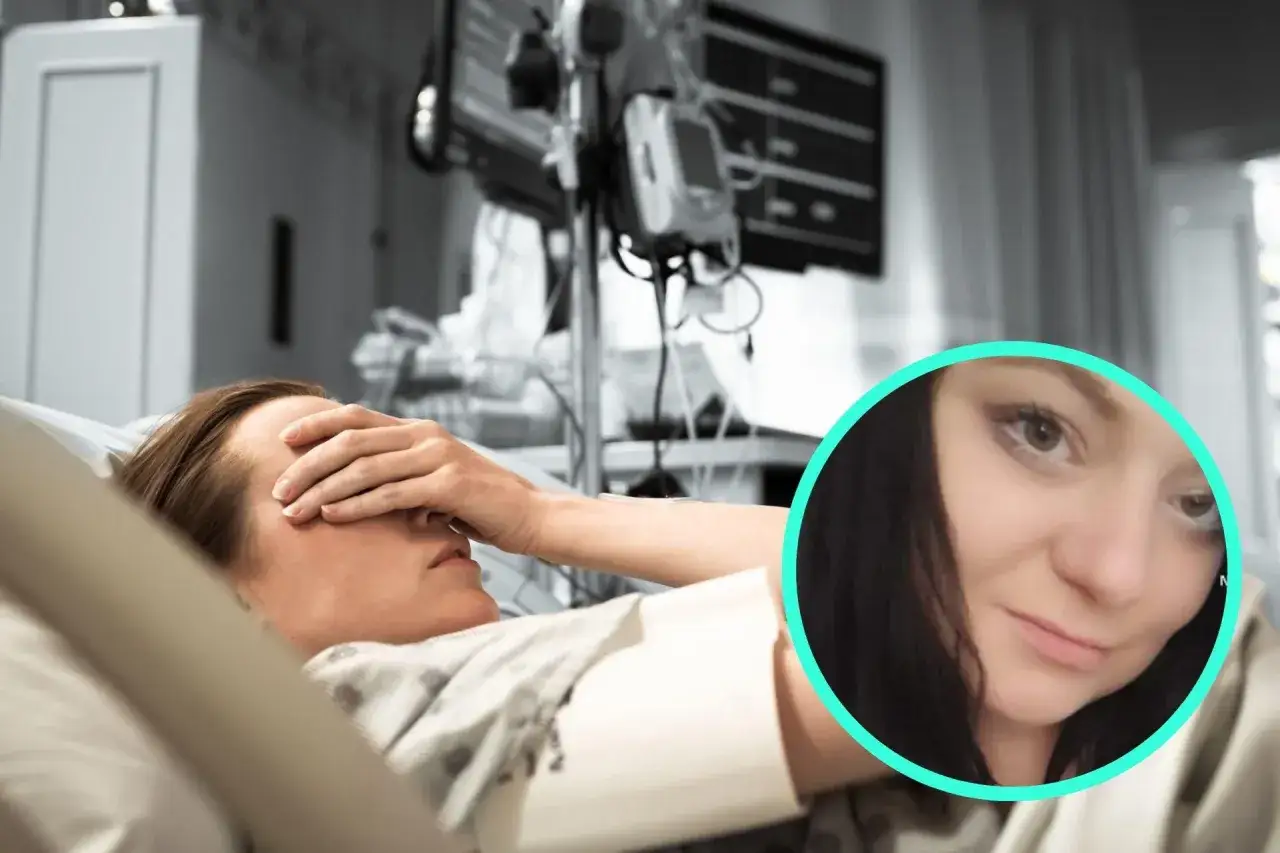 Kobieta zmartwiona rachunkami medycznymi