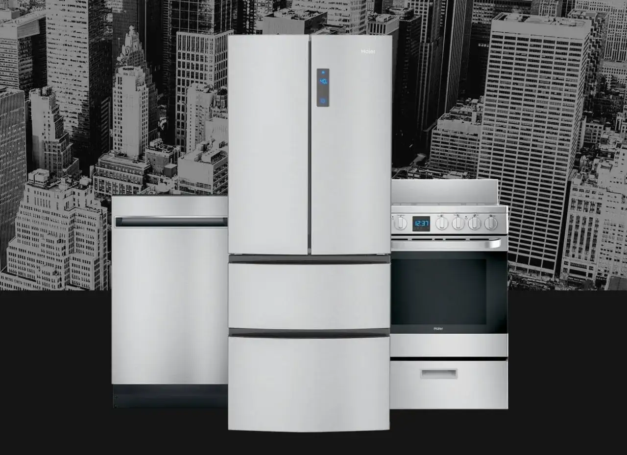 Haier appliances collage