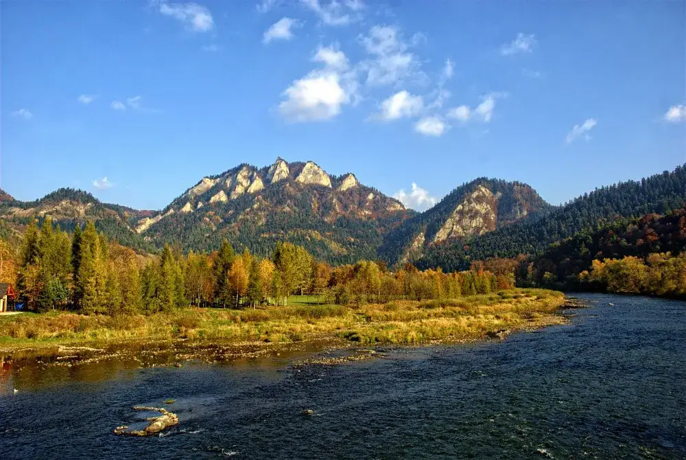 Pieniny widoki Dunajec Trzy Korony Jezioro Czorsztyńskie
