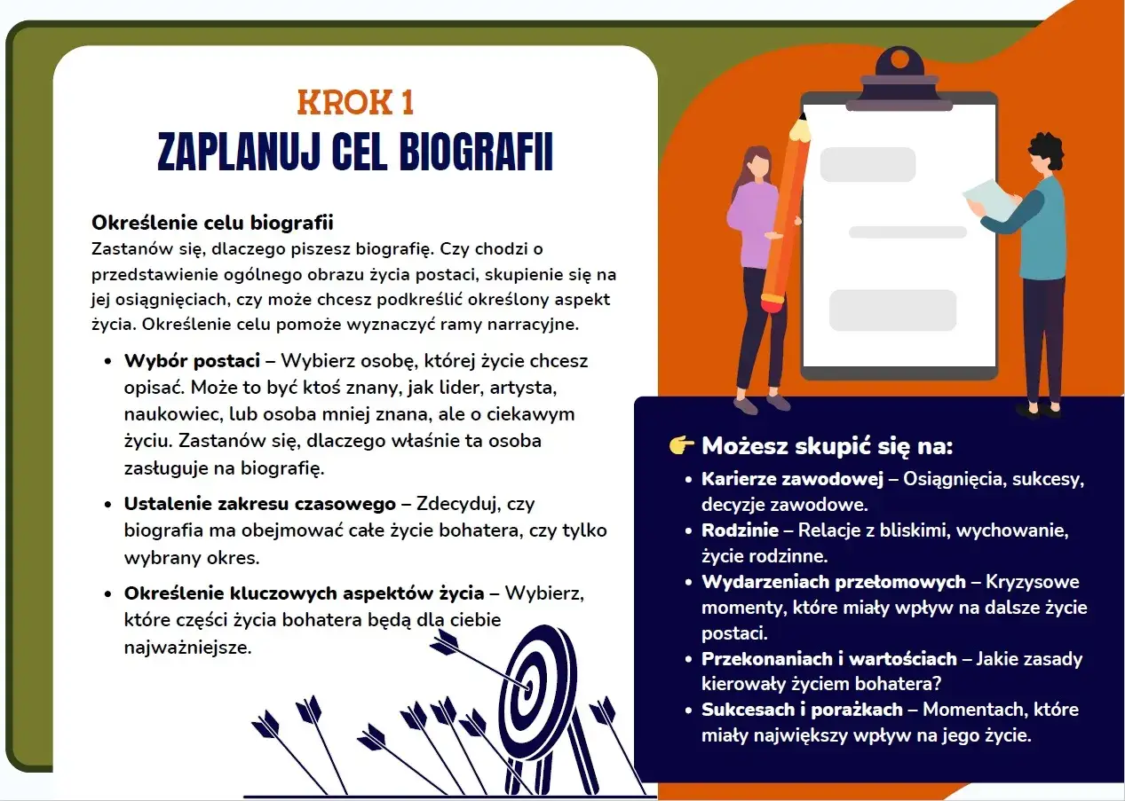 Biografia edukacyjna definicja i cel