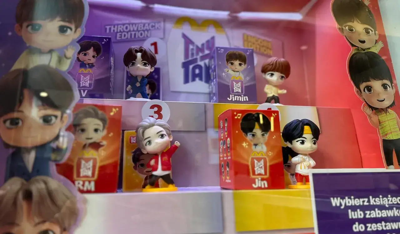 Figurki TinyTAN z McDonald's w Polsce. Kolekcja zabawek z BTS.