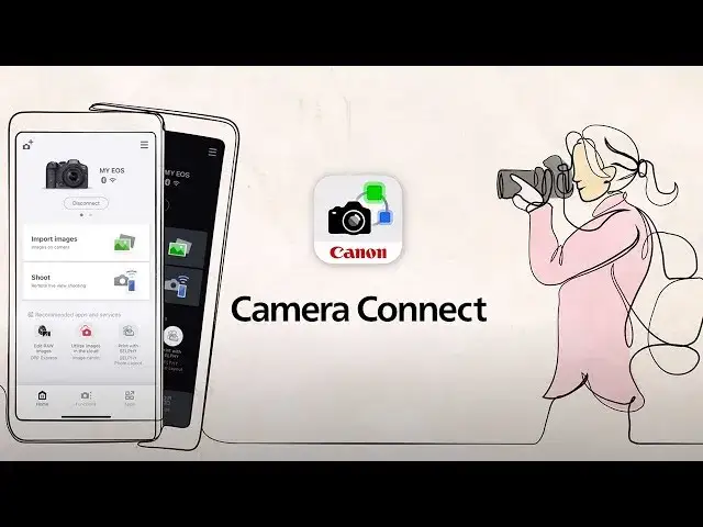 Interfejs aplikacji Canon Camera Connect