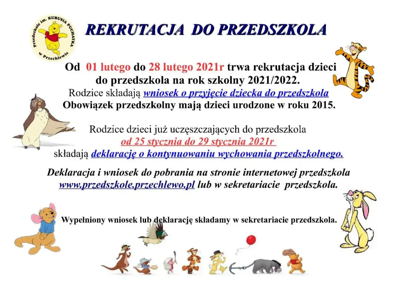 Rekrutacja do przedszkola: jak zapisać dziecko do przedszkola publicznego. Wniosek od 1 do 28 lutego. Deklaracja kontynuacji od 25 do 29 stycznia.