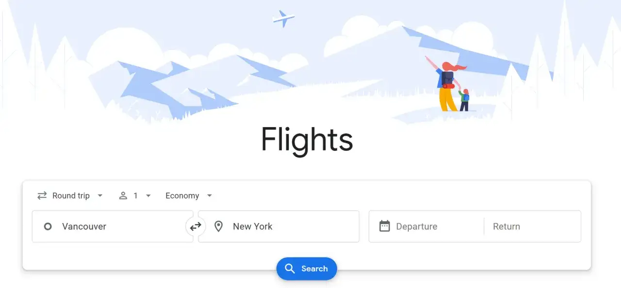 Wyszukiwarka lotów Skyscanner Google Flights